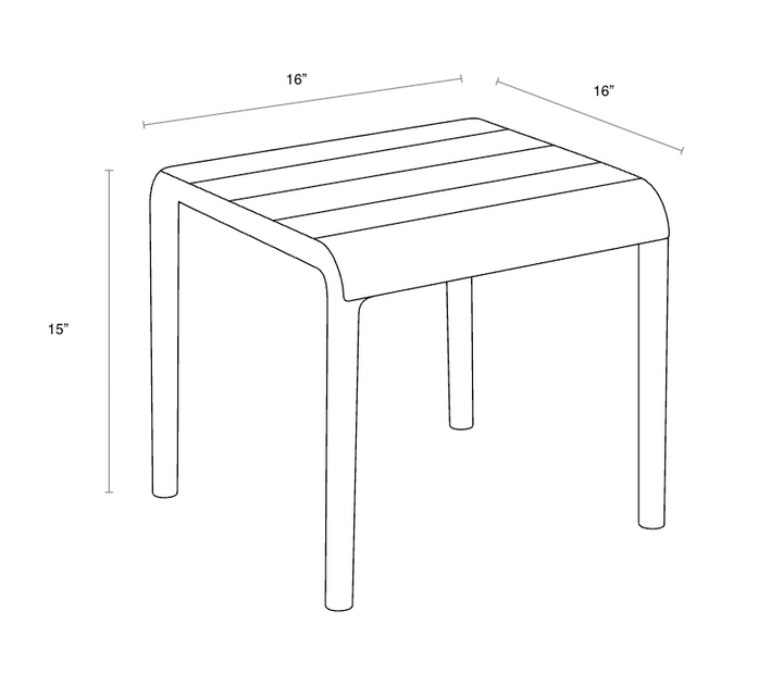 Paris Side Table/Footrest