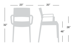 LILIBET CHAIR WITH ARMS