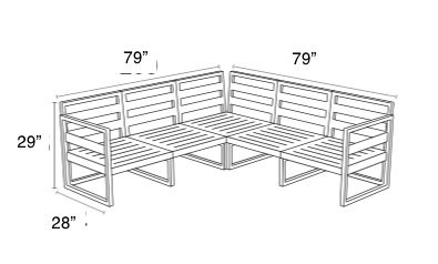 Mykonos Lounge Corner Set