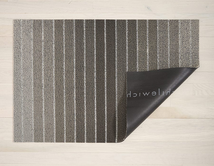 Block Stripe Shag Mats