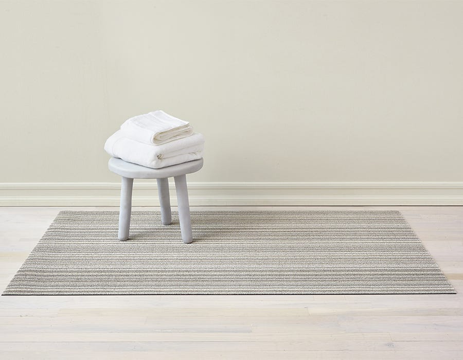 Skinny Stripe Shag Mats