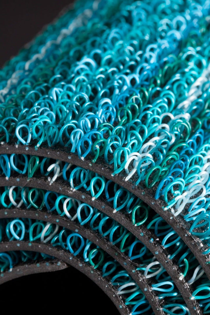 Skinny Stripe Shag Mats