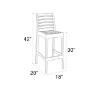 Ares bar Stool and Sky Bar table