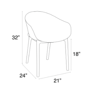 Vega Table With Sky Chair