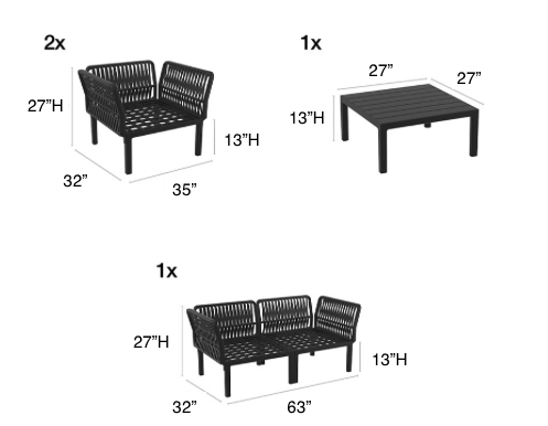 Portofino Lounge Set