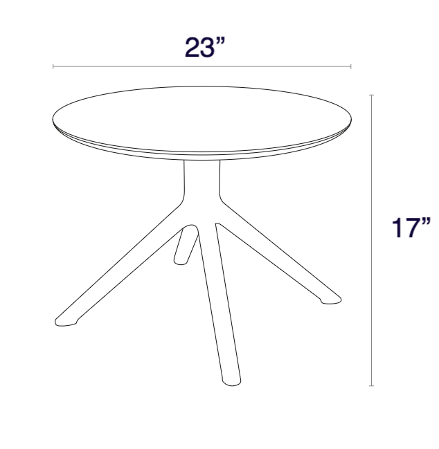 Sky 60 Round Mini Table