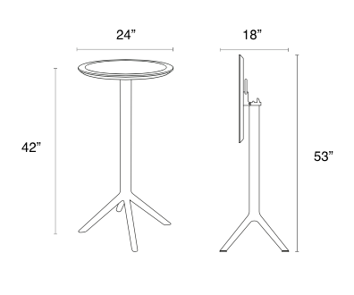 Sky Folding Bar 60